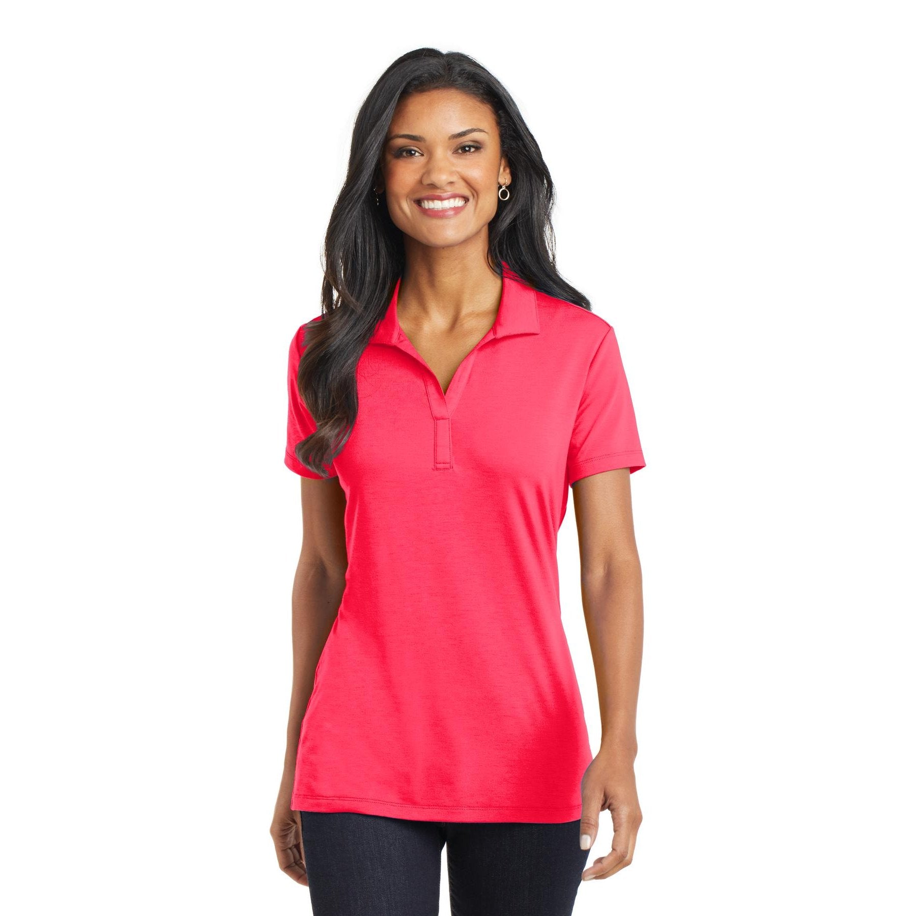 Port Authority-Port Authority® Women's Cotton Touch™ Performance Polo. L568-MedTech-6